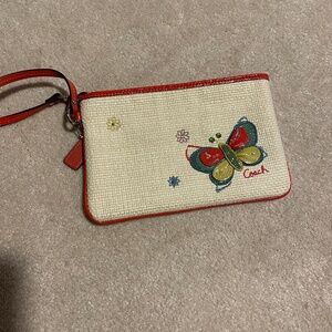 Y2K Coach Butterfly Wristlet